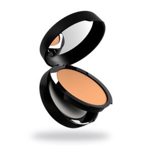 Maquillaje compacto caramel seytu con aplicador y espejo