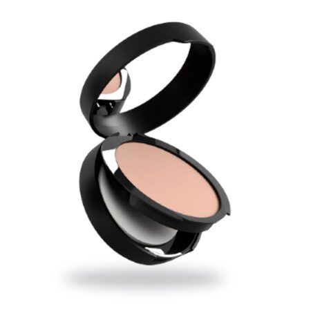 maquillaje compacto light 2 en 1 Seytu con espuma y espejo
