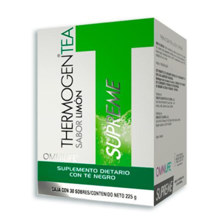 Thermogen tea limon omnilife caja x 30 sobres