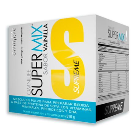 supermix vainilla supreme de omnilife presentacion en caja