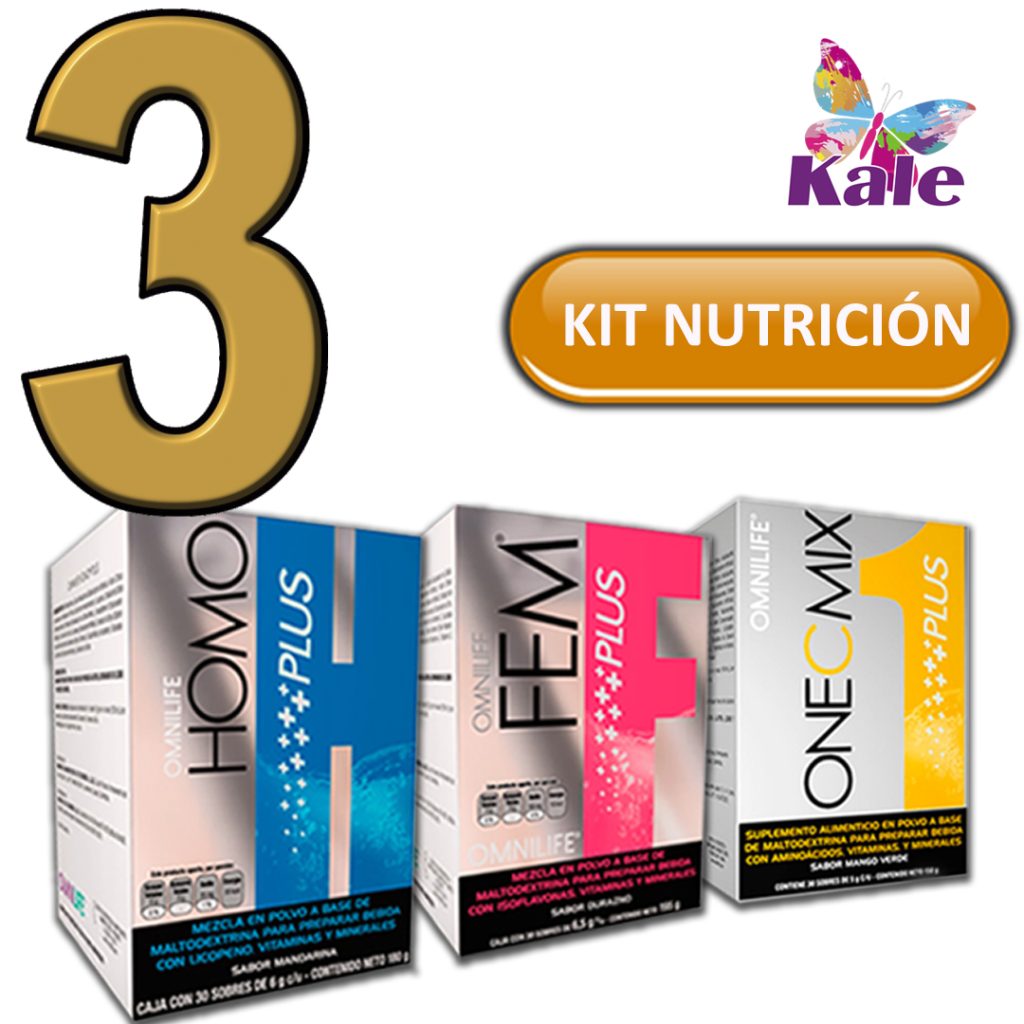 Kit Nutricion para la caida del cabello tres