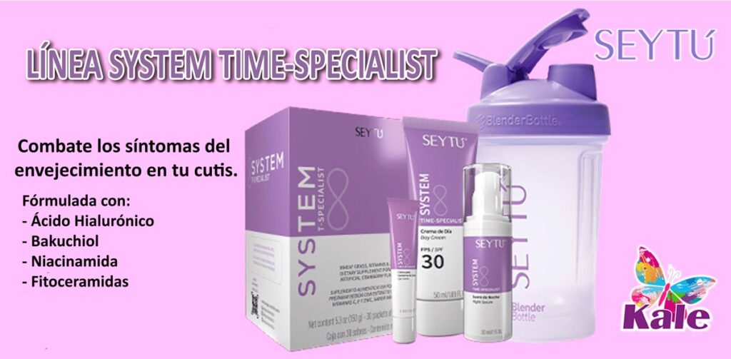 Línea System Time Specialist para que tu piel luzca mas joven