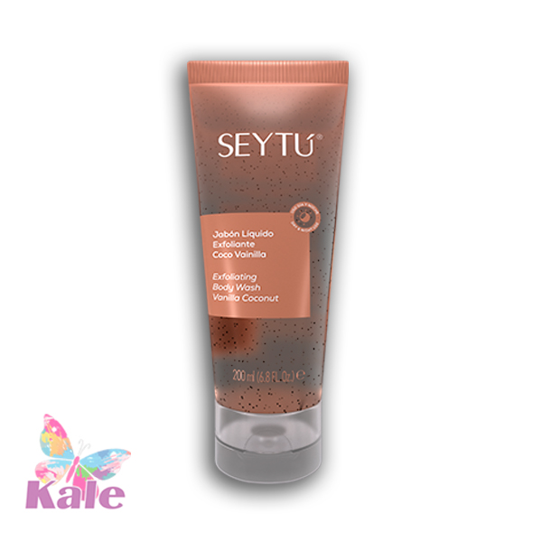 jabon liquido exfoliante coco vainilla de seytu 200 ml